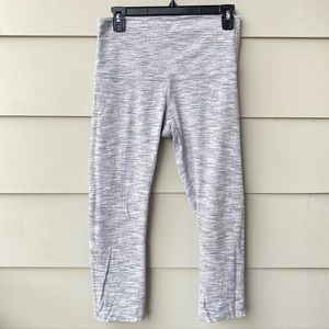 White/Grey Lululemon Leggings